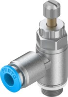 One-Way Control Valve GRLA-1/8-QS-6-RS-D